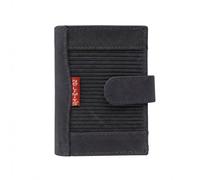 No Limits Genuine Leather Credit Card Holder for Men Nubuck Effect Pop-up Mechanism Compact Wallet with Banknote and Coin Pocket with Box, anthracite grey, Pop-up, Casual