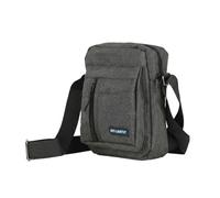 No Limits Men's Crossbody Bag, Adjustable Shoulder Strap, Multi-Pocket, Scratch-Resistant Fabric, Grey
