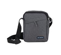 No Limits Men's Crossbody Bag - Adjustable Strap, Multi-Pocket, Scratch-Resistant, Casual Grey