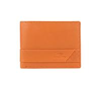 No Limits Men's Genuine Leather RFID Protection Wallet with Coin Purse, Credit Card Holder, Elegant with Box, Orange, Classic, Modern