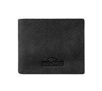 No Limits Men's Genuine Leather Wallet Elephant Effect Credit Card Holder with Box, Black, Slim, Slim Without Coin Purse