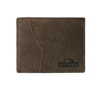 No Limits Men's Genuine Leather Wallet Elephant Effect Credit Card Holder with Box, dark brown (di moro), Classico Con Monete, Classic With Coin Purse