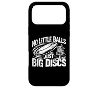 No Little Balls Just Big Discs Funny Disc Golf Player Design Case for iPhone 17 Pro Max