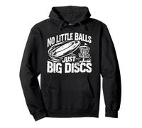 No Little Balls Just Big Discs Funny Disc Golf Player Design Pullover Hoodie