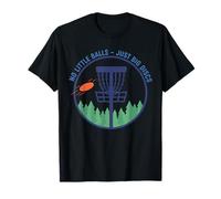 No Little Balls Just Big Discs Funny Disc Golf Scene T-Shirt