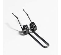 NO LOGO NJ-SPRING, 1pc Double Torsion Spring Wire Diameter 2.0mm Outer Diameter 16mm 3 Coils Double Torsion Spring (Size : 16mm)