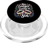 No Longer Living In Sin Marriage Wedding Couple |- PopSockets PopGrip for MagSafe