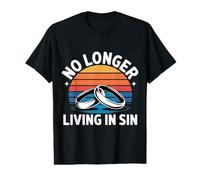 No Longer Living in Sin Marriage Wedding Couple - Value Graphic T-Shirt