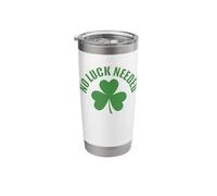 No Luck Needed Shamrock Motivational Stainless Steel Insulated Tumbler