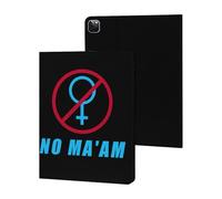 NO MA'AM Case Compatible for iPad Pro 2020/2021/2022 (12.9in) Tablet Cases Stand Protective Cover with Sleep/Wake