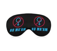 NO MA'AM Sleep Mask Soft Eye Mask Eye Cover Eyeshade Blindfold with Adjustable Strap