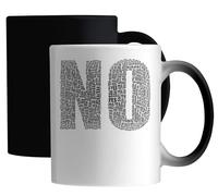 No Made Out of Yes Ceramic Magic Mug White