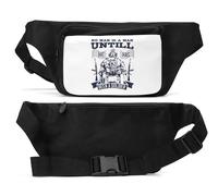 No man is a man Until he has Been a Soldier Unisex Waist Bag Black