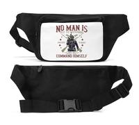 No man is fit to Command Another that Cannot Command Himself Unisex Waist Bag Black