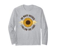 No Maps Needed I Follow The Light Long Sleeve T-Shirt