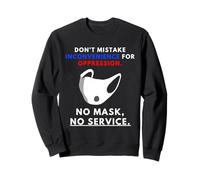 No Mask No Service Social Distance Wash Hands & Face Masks Sweatshirt