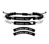 No Matter What No Matter Where Bracelets Matching Heart His Always Hers Forever Couples Gifts for Women and Men