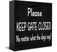 No Matter What The Dogs Say Home Office Decor Wooden Box Sign, Decorative Positive Office Desk Accessories Wood Plaque Wood Table Sign For Tv Cabinet Shelf 5 X 5 Inch