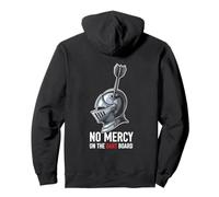 No Mercy on the Dart Board Knight Armor Design Pullover Hoodie