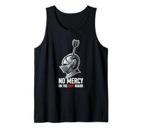 No Mercy on The Dart Board Knight Armor Design Tank Top