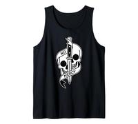No Mercy Skull Switchblade Minimal Tank Top