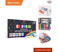 No Mess 25-Piece Magic Art Marker Set - Fun 3D Color-Changing Pens