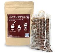 No Mess Cold Brew Coffee Filters - Easy, Single Use Filter Sock Packs, Disposable, Biodegradable Fine Mesh Brewing Bags for Concentrate, French/Cold Press Kit, Hot Tea in Mason Jar or Pitcher