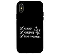 No Money Prospects Pride and Prejudice Jane Austen Literary Case for iPhone X/XS