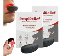 No More Colds Red Light Therapy for Nose, Red Light Therapy for Nose, Respirelief Red Light Nasal Therapy Instrument, Red Light Nasal Therapy for Nose (2 Pcs)