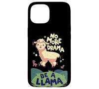 No more drama be a llama // Cute animals, alpaca Case for iPhone 15