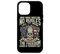 No More Drills No Bugles Veteran Dad Retro Veteran Shirt Case for iPhone 12 Pro Max
