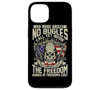 No More Drills No Bugles Veteran Dad Retro Veteran Shirt Case for iPhone 13