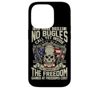 No More Drills No Bugles Veteran Dad Retro Veteran Shirt Case for iPhone 14 Pro
