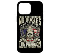 No More Drills No Bugles Veteran Dad Retro Veteran Shirt Case for iPhone 16 Pro Max