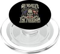 No More Drills No Bugles Veteran Dad Retro Veteran Shirt PopSockets PopGrip for MagSafe