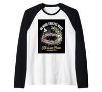 No More Endless Wars He is Our Peace Christian Raglan Baseball Tee