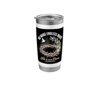 No More Endless Wars He is Our Peace Christian Stainless Steel Insulated Tumbler