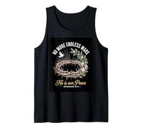 No More Endless Wars He is Our Peace Christian Tank Top
