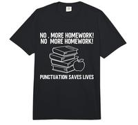 No More Homework Funny Grammar English Teacher Homework Comfort Colors Adult Heavyweight T-Shirt