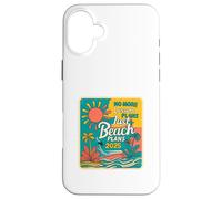 No More Lesson Plans Just Beach Plans 2025, Funny Teacher Case for iPhone 16 Plus