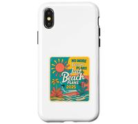 No More Lesson Plans Just Beach Plans 2025, Funny Teacher Case for iPhone X/XS
