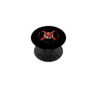 No More Masks Grunge Emblem - Bold Freedom Symbol PopSockets Adhesive PopGrip