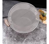 No More Messy Stovetops Efficiently Designed Stainless Steel Oil Splash Protector With Unique Hang Feature (21cm)