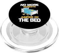 No More Monkeys Jumping On The Bed - Banana Monkey Lover PopSockets PopGrip for MagSafe