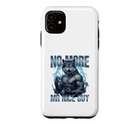 No More Mr Nice Guy Alpha Wolf Brainrot Meme Case for iPhone 11