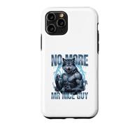 No More Mr Nice Guy Alpha Wolf Brainrot Meme Case for iPhone 11 Pro