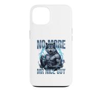 No More Mr Nice Guy Alpha Wolf Brainrot Meme Case for iPhone 13