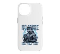 No More Mr Nice Guy Alpha Wolf Brainrot Meme Case for iPhone 14