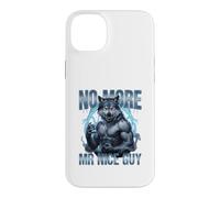 No More Mr Nice Guy Alpha Wolf Brainrot Meme Case for iPhone 14 Plus