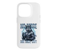 No More Mr Nice Guy Alpha Wolf Brainrot Meme Case for iPhone 14 Pro